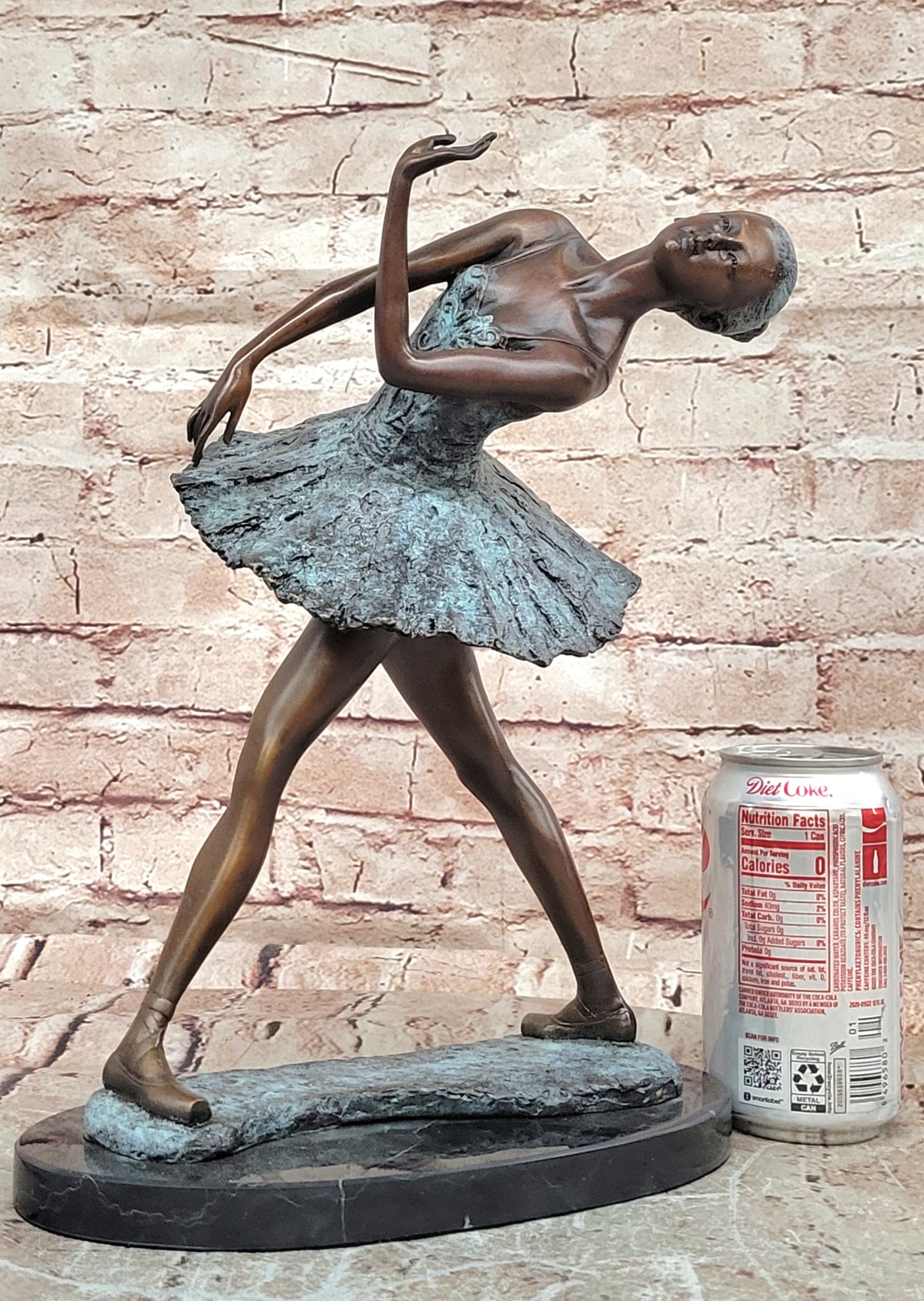 Signed Original Milo Bronze Ballet Dancer Sculpture Ballerina Musical Dance Statue