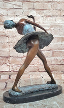 Signed Original Milo Bronze Ballet Dancer Sculpture Ballerina Musical Dance Statue