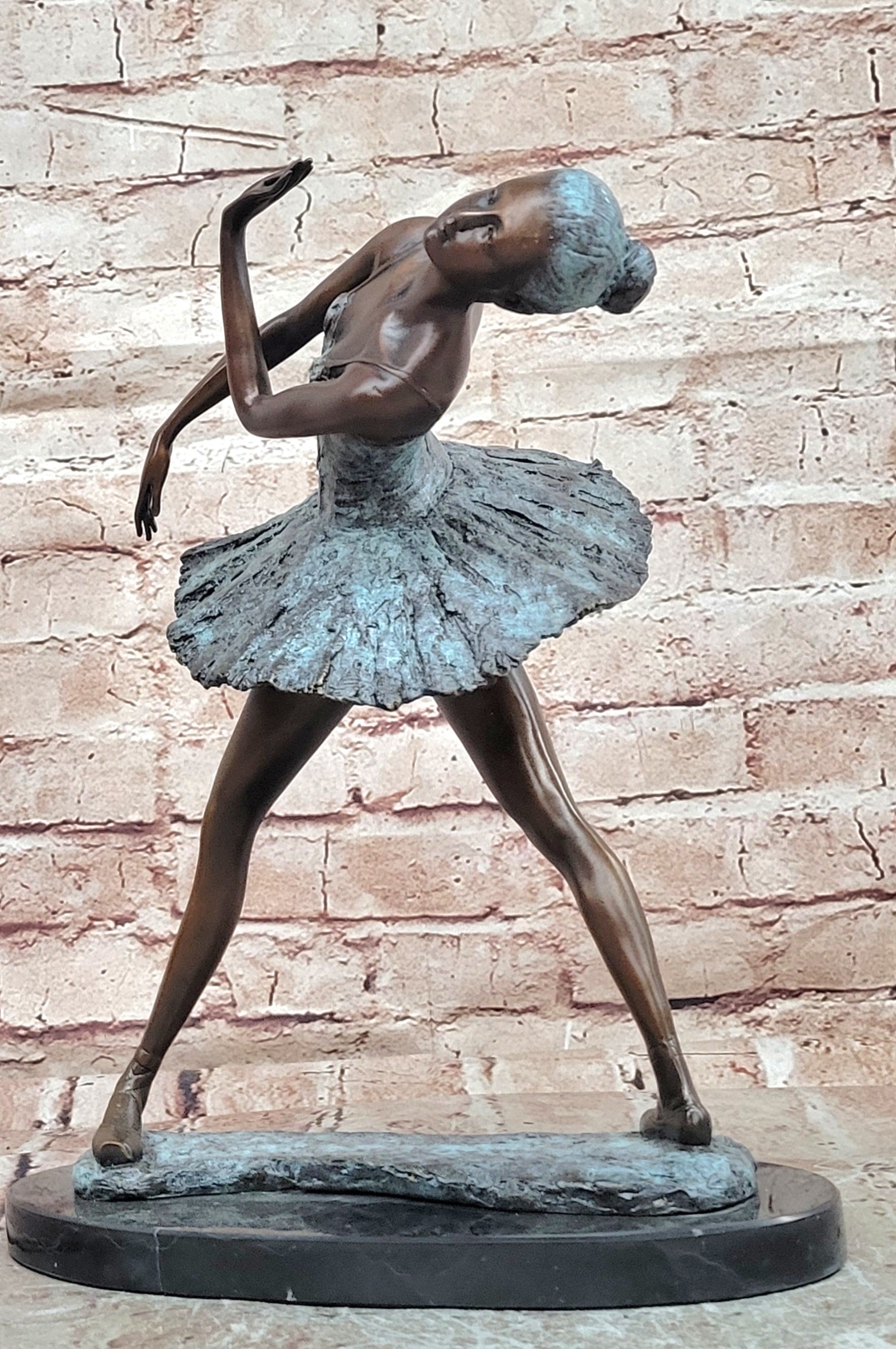 Signed Original Milo Bronze Ballet Dancer Sculpture Ballerina Musical Dance Statue