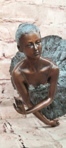 Signed Original Milo Bronze Ballet Dancer Sculpture Ballerina Musical Dance Statue