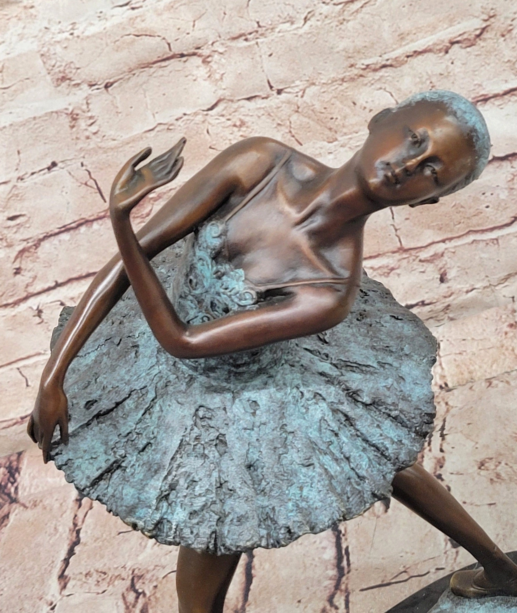 Signed Original Milo Bronze Ballet Dancer Sculpture Ballerina Musical Dance Statue
