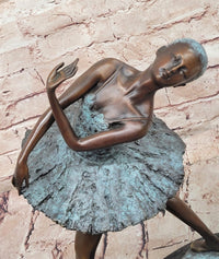Signed Original Milo Bronze Ballet Dancer Sculpture Ballerina Musical Dance Statue