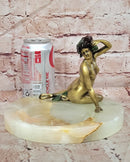 Hand Made Signed Original Nick Nude Girl Woman Female Bronze Sculpture Sale