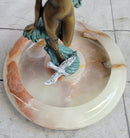 Signed Original Artwork by Milo Nude Woman Girl Genuine Bronze Ashtray Sculpture