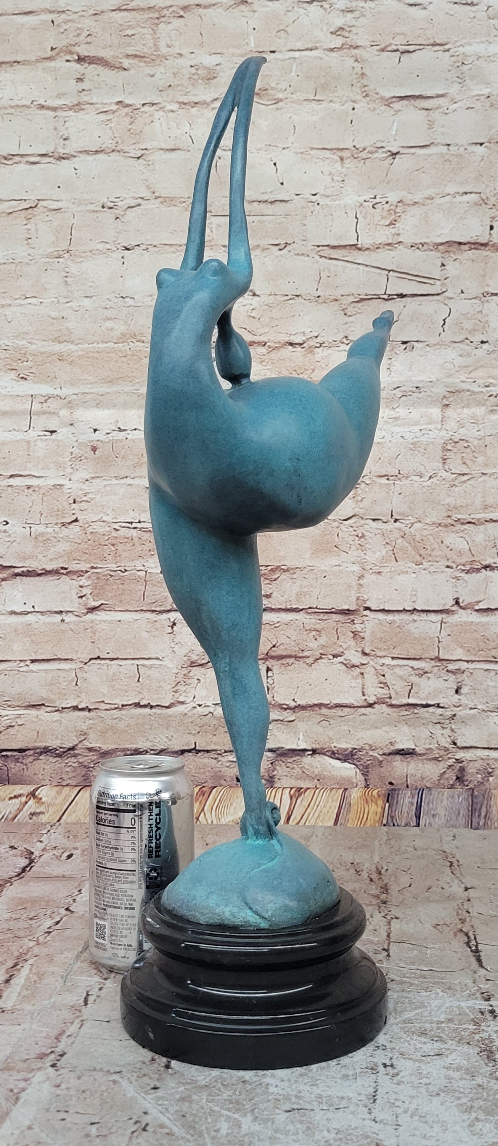 Curvy Full Figure Nude Female Fertility Dancer Sculpture Abstract Art by Milo
