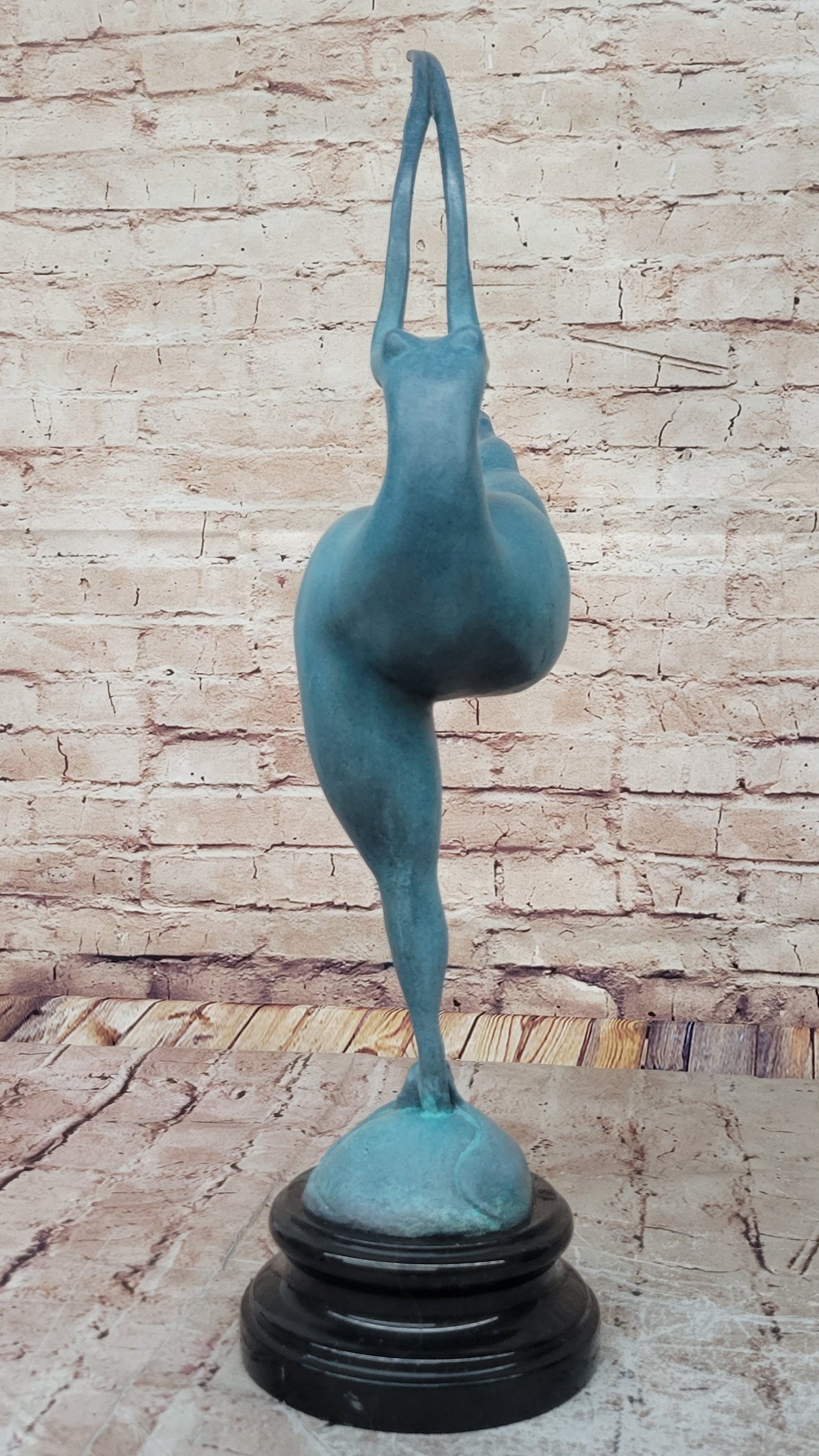 Curvy Full Figure Nude Female Fertility Dancer Sculpture Abstract Art by Milo