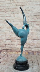 Curvy Full Figure Nude Female Fertility Dancer Sculpture Abstract Art by Milo