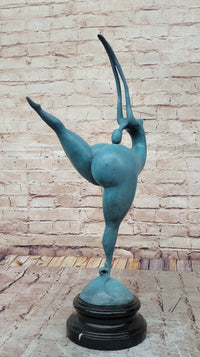 Curvy Full Figure Nude Female Fertility Dancer Sculpture Abstract Art by Milo