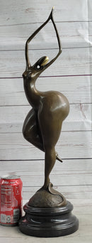 Curvy Woman Fertility Dancer Female Figure Sexy Bronze Sculpture Art