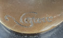 Signed Original Cesaro Ballerina in Pose on Points Bronze Sculpture Figurine