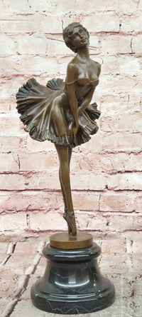 Bronze Marilyn Monroe Dance Ballet Statue Sculpture Home Decor Figurine