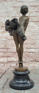 Bronze Marilyn Monroe Dance Ballet Statue Sculpture Home Decor Figurine