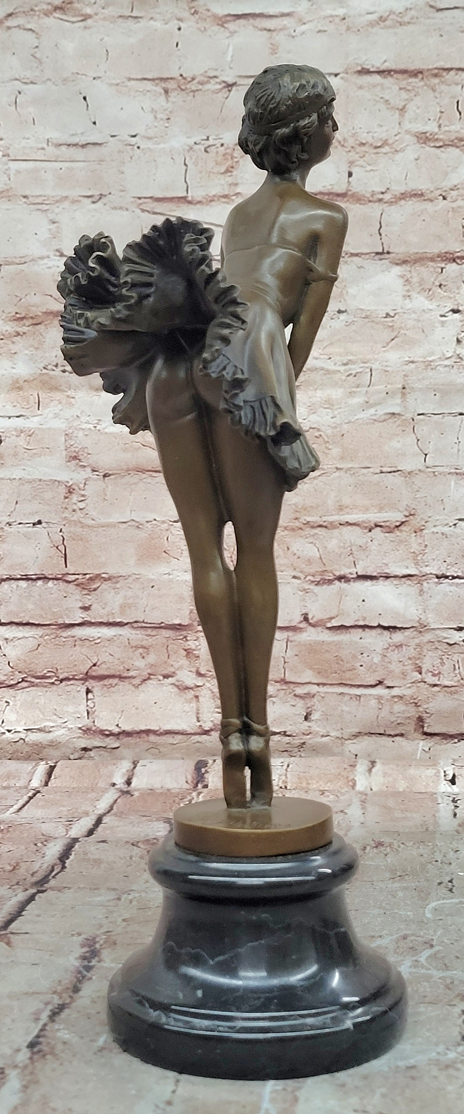 Bronze Marilyn Monroe Dance Ballet Statue Sculpture Home Decor Figurine