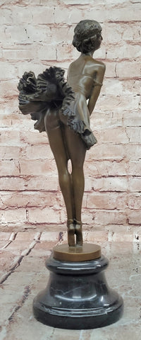 Bronze Marilyn Monroe Dance Ballet Statue Sculpture Home Decor Figurine