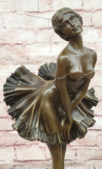 Bronze Marilyn Monroe Dance Ballet Statue Sculpture Home Decor Figurine
