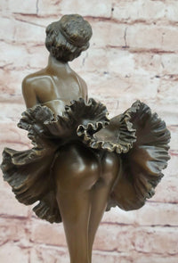 Bronze Marilyn Monroe Dance Ballet Statue Sculpture Home Decor Figurine