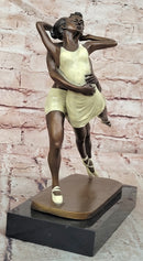 Original Bronze Artwork by Cesaro Couple Dancing Sculpture Statue Figurine