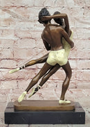 Original Bronze Artwork by Cesaro Couple Dancing Sculpture Statue Figurine