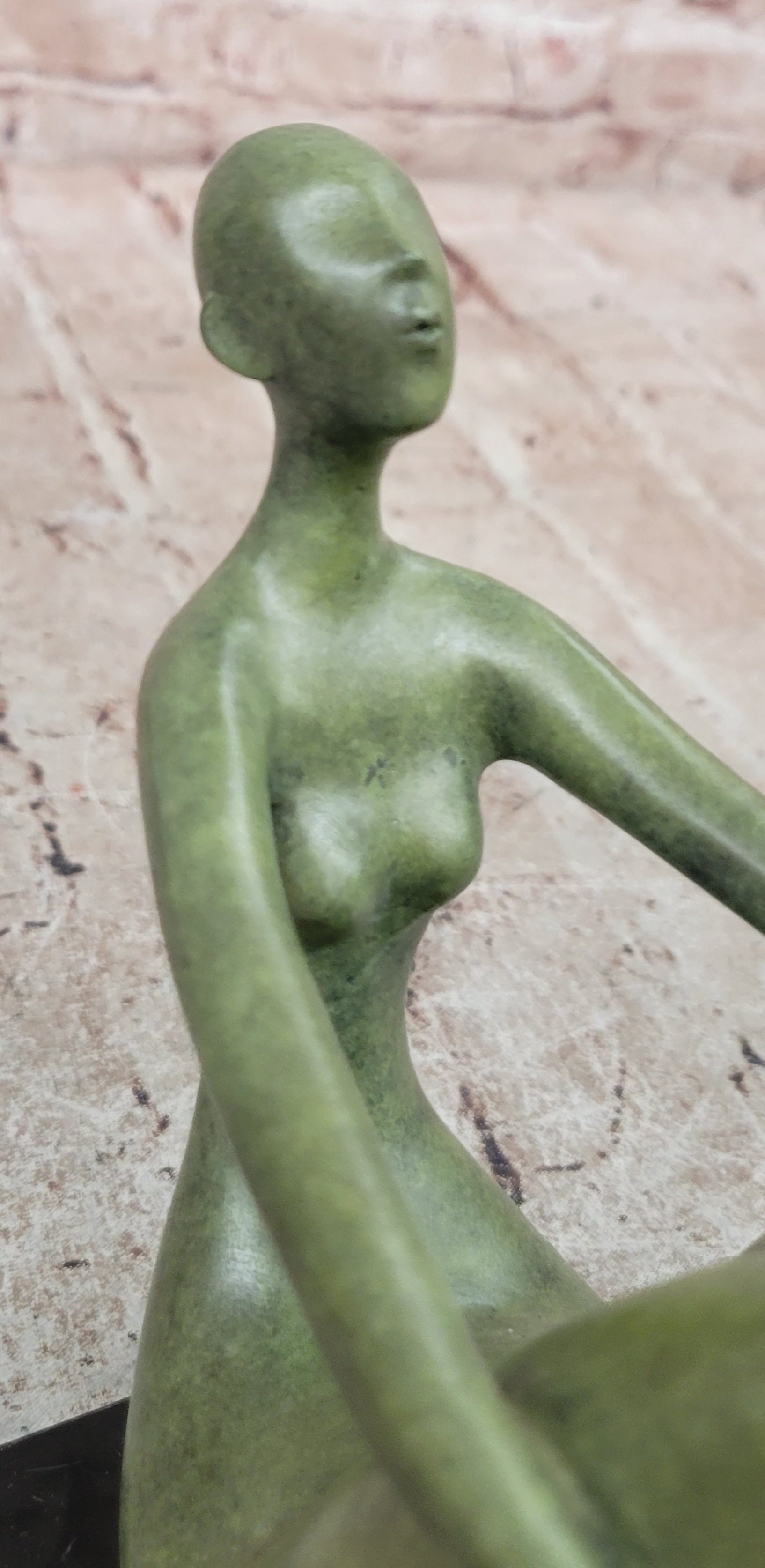Signed Original Juno a Female with Bird Bronze Sculpture a Botero Tribute