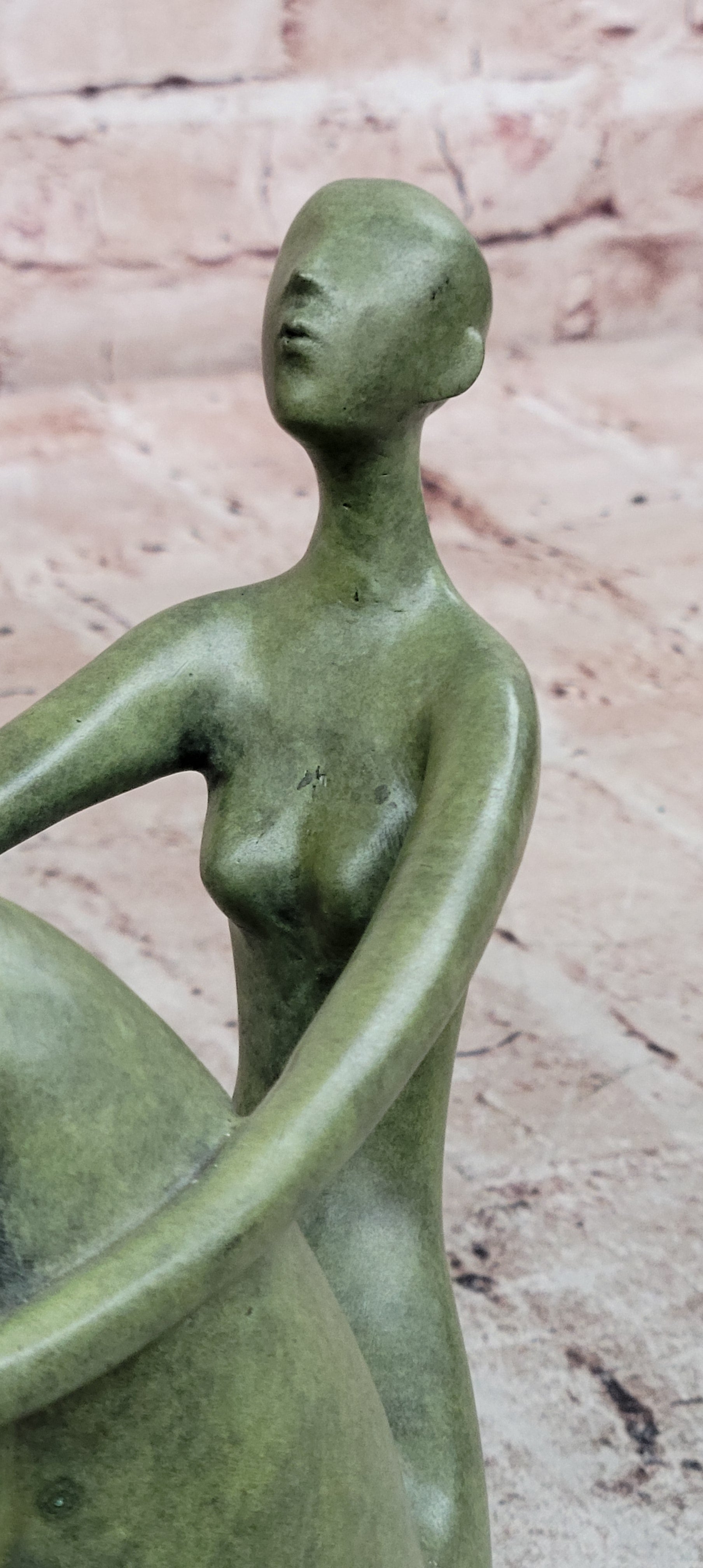 Signed Original Juno a Female with Bird Bronze Sculpture a Botero Tribute