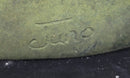 Signed Original Juno a Female with Bird Bronze Sculpture a Botero Tribute
