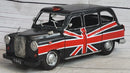 1966 Black London Taxi 1:12 Scale Model Car Artwork