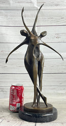 SIGNED ORIGINAL ABSTRACT SHALL WE DANCE BRONZE SCULPTURE BY MILO HOT CAST
