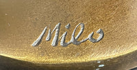 SIGNED ORIGINAL ABSTRACT SHALL WE DANCE BRONZE SCULPTURE BY MILO HOT CAST