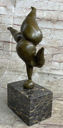 Bronze Abstract Gymnast Balancing Sculpture by Milo