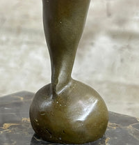 Bronze Abstract Gymnast Balancing Sculpture by Milo