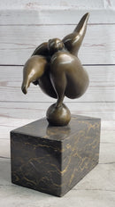 Abstract Curvy BBW Woman Balancing on Ball Bronze 11" x 7"