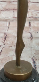 Signed Milo Dancing Abstract Sculpture Modern Art Dancer Bronze Figurine