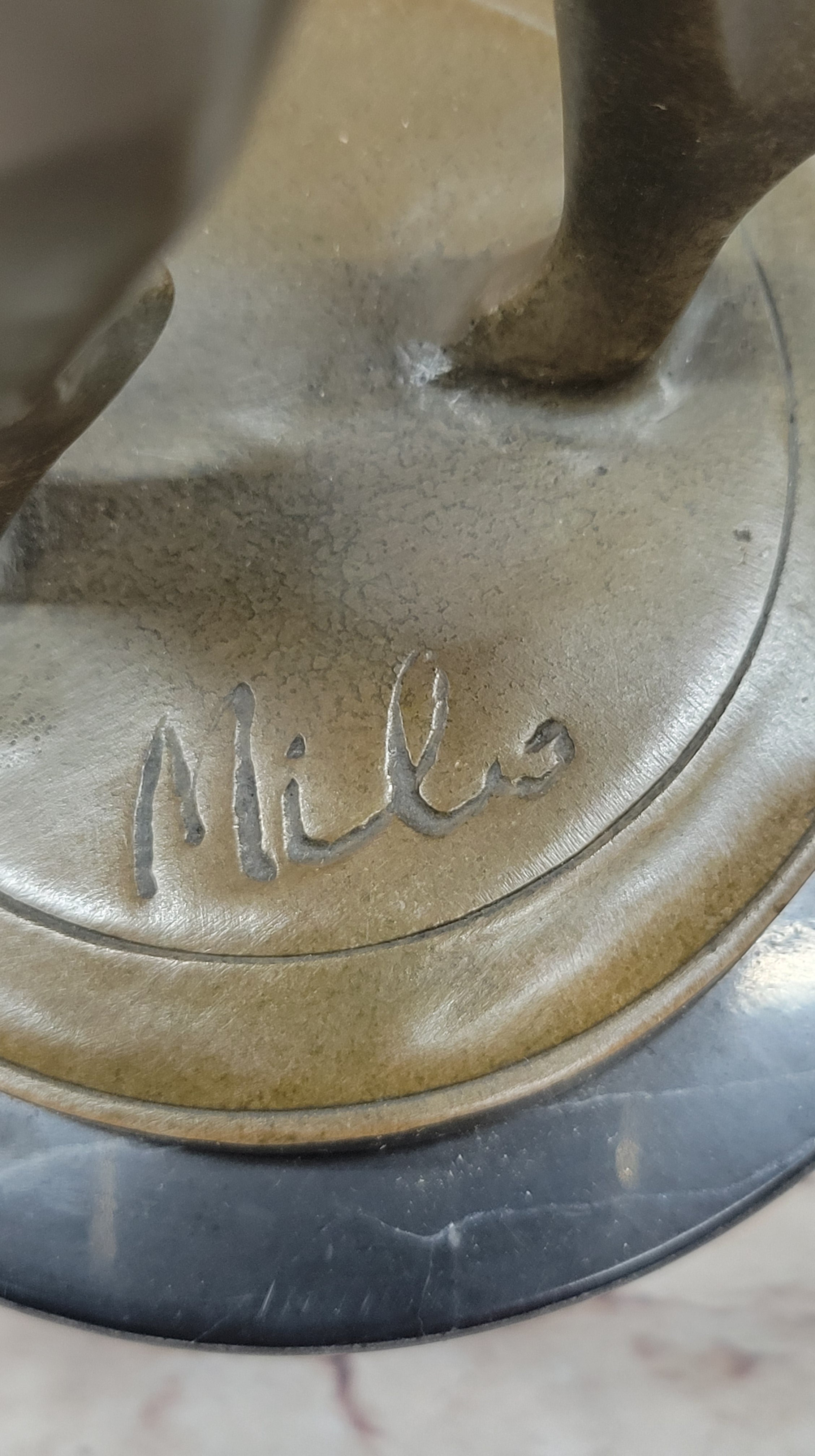 Midcentury Modern Abstract Human Dancer Bronze Sculpture
