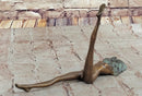 Surreal Reclining Nude Bronze Sculpture – Whimsical Art for Contemporary Décor