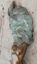 Surreal Reclining Nude Bronze Sculpture – Whimsical Art for Contemporary Décor