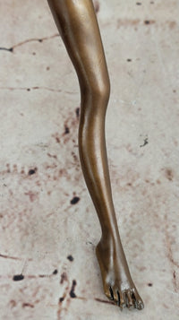 Surreal Reclining Nude Bronze Sculpture – Whimsical Art for Contemporary Décor