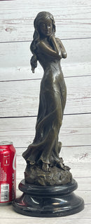 Art Nude Sexy Female Bronze Sculpture Hot Cast Figure