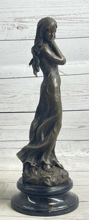 Art Nude Sexy Female Bronze Sculpture Hot Cast Figure