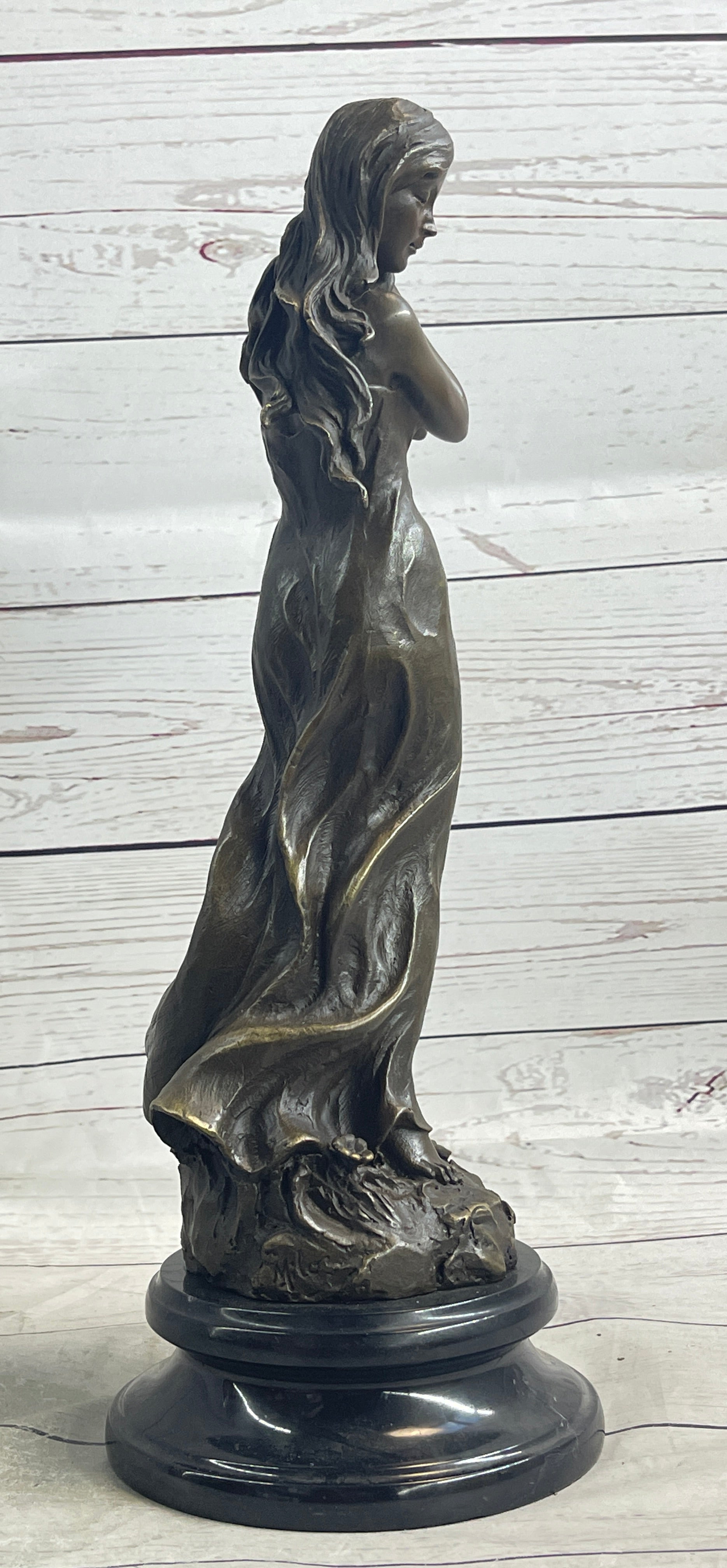 Art Nude Sexy Female Bronze Sculpture Hot Cast Figure