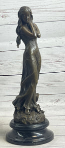 Art Nude Sexy Female Bronze Sculpture Hot Cast Figure