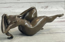 Signed Abstract Modern Art Botero Style Hot Cast