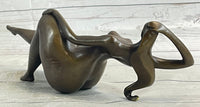 Signed Abstract Modern Art Botero Style Hot Cast