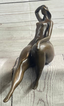 Signed Abstract Modern Art Botero Style Hot Cast