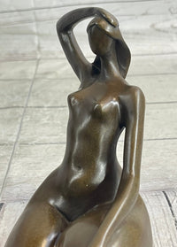 Signed Abstract Modern Art Botero Style Hot Cast