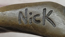 Nude Sunbathing Female Figure on Beach Chair - Bronze Sculpture by Mario nick