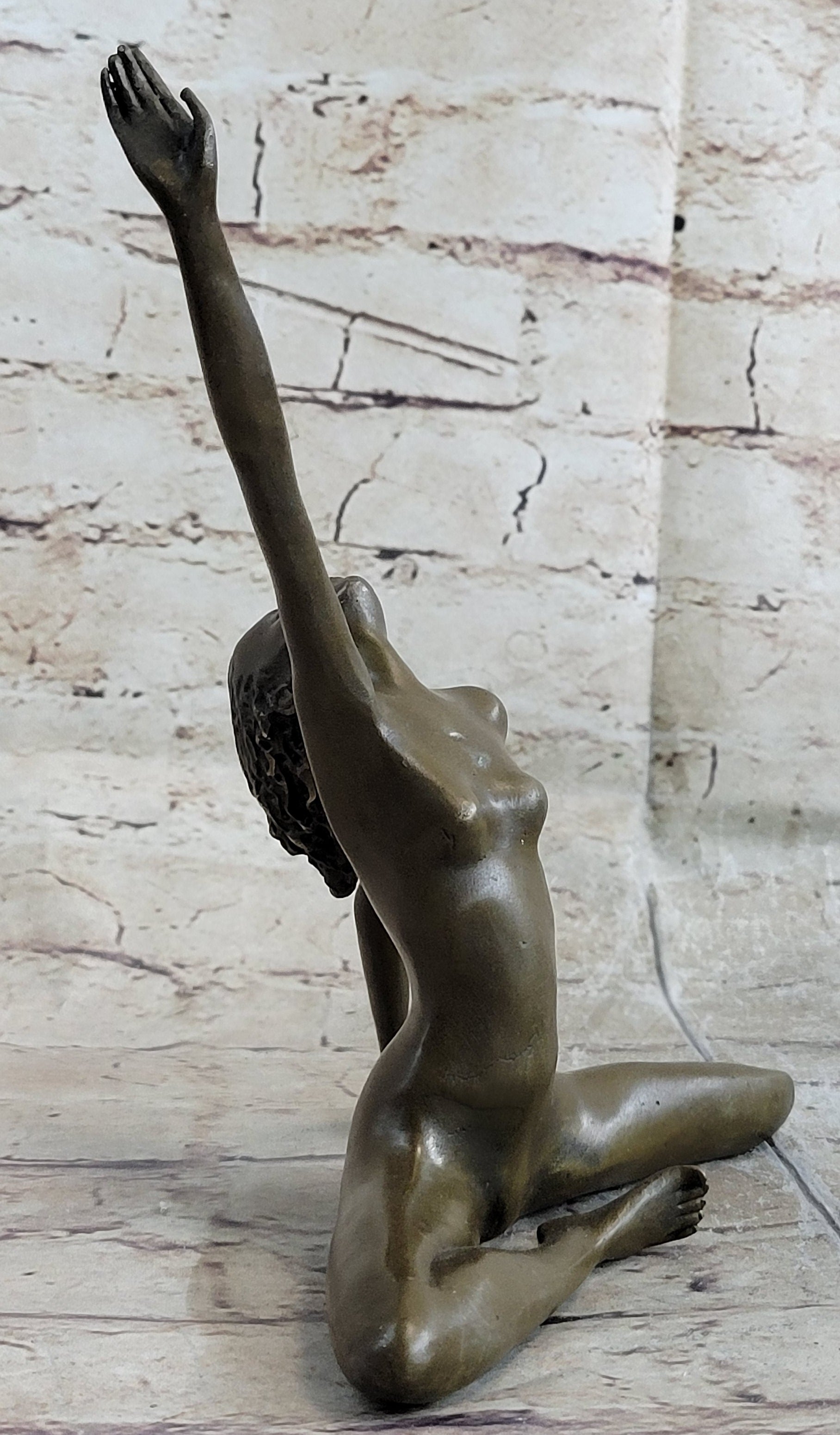 Hot Cast Nude Modern Art Abstract Female Bronze Sculpture Figure