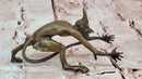 Grotesque Bronze Demon Satyr – Mythical Horned Creature
