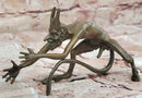Grotesque Bronze Demon Satyr – Mythical Horned Creature