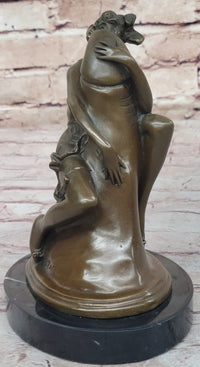 Bruno Zach Penis Love Bronze Sculpture Marble Base