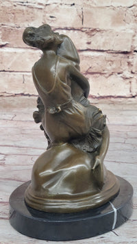 Bruno Zach Penis Love Bronze Sculpture Marble Base